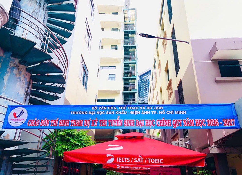 Một số hình ảnh tại kỳ tuyển sinh của Trường ĐH Sân khấu - Điện ảnh TP.HCM năm học 2026 - 2027