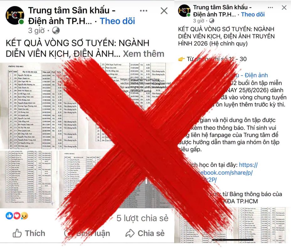 Tiếp tục cảnh báo về việc lồng ghép quảng cáo lớp ôn luyện vào thông tin tuyển sinh chính thức của nhà trường