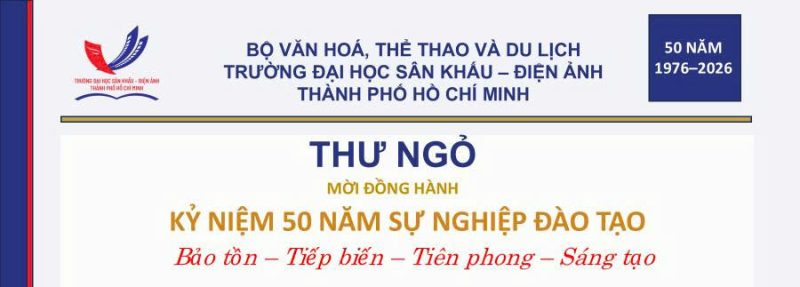 Thư ngỏ mời đồng hành kỷ niệm 50 năm sự nghiệp đào tạo